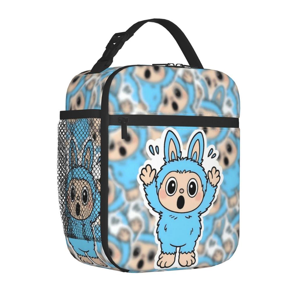 Fully Printed Picnic Bag Student Lunch Bag Cartoon Animation Thermal Insulation Bag Convenient Wear-Resistant Lunch Box Bag