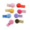 New 2pcs Korean Kawaii Candy Color Pompoms Hair Clips Little Girls Princess Barrettes Headwear Girls Kids Hair Accessories