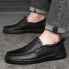 Men Dress Shoes High Quality Genuine Leather Work Shoes Slip-on Men Driving Shoes Comfortable Breathable Party Shoe Men Sneakers