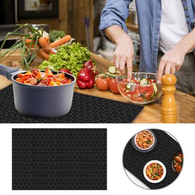 Tappetino in silicone per piano cottura a induzione, protezione ignifuga per piano cottura, copertura antiaderente antigraffio, facile da pulire, accessorio da cucina