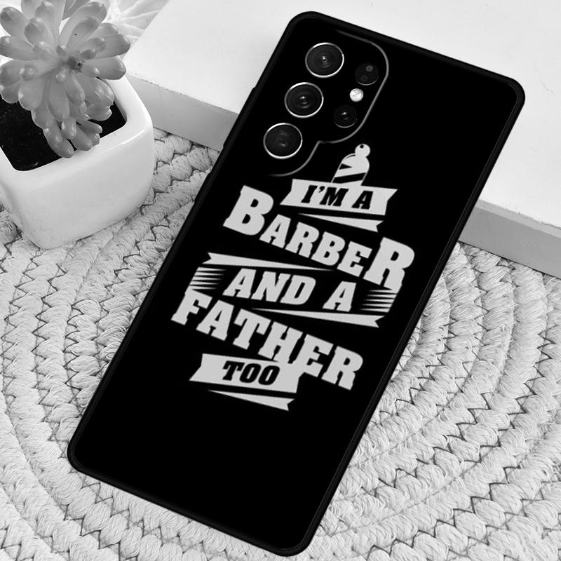 Barber Stripes Scissors Phone Case for Samsung Galaxy Note 10 Pro S26 Ultra S23 S24 FE S25 S21 S22 PLUS Shockproof Cove