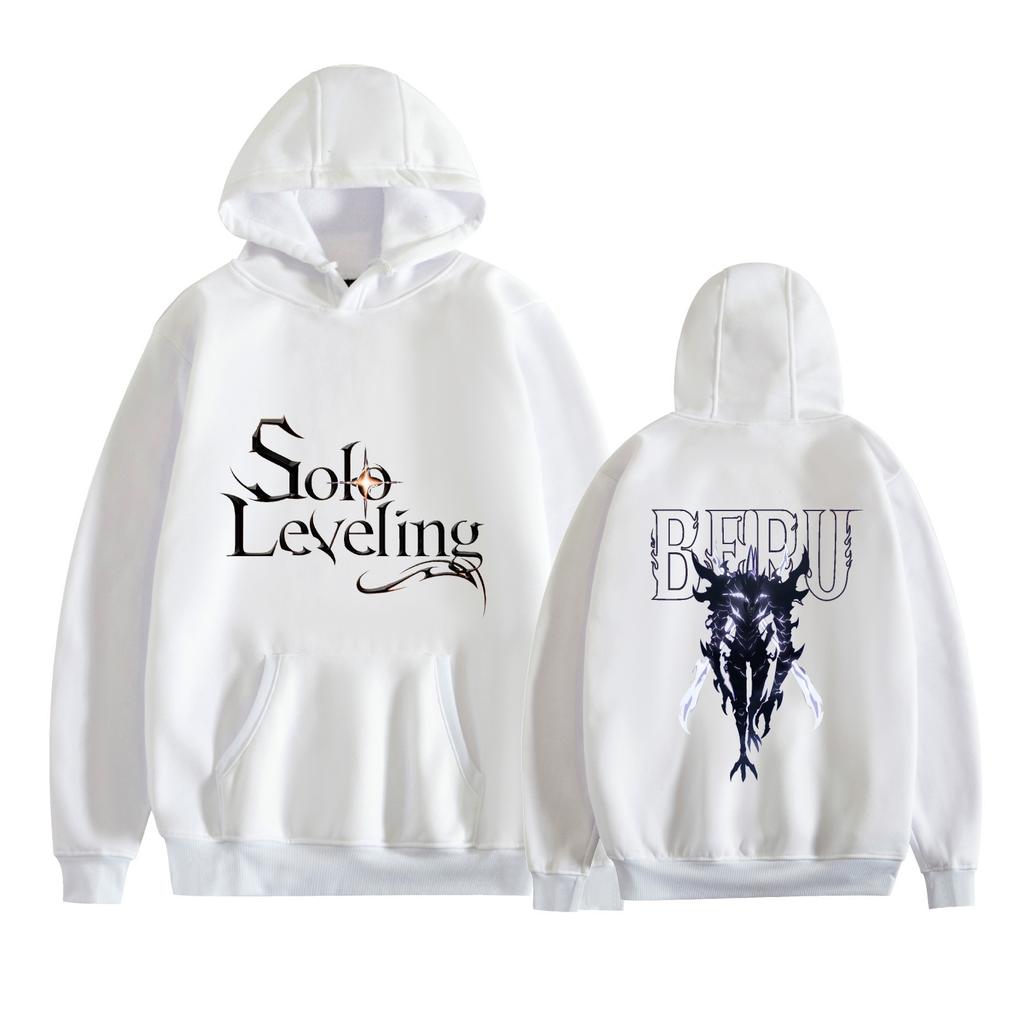 Men Women's Fleece Hooded Solo Leveling Anime Printed Spring Autumn Pullover Sweatshirt Fashion Hoodie Casual Hip Hop New Men Tracksuit Streetwear