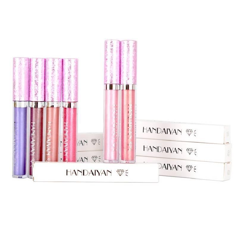 Shiny Lip Gloss 6 Colors Glittery Lip Gloss Long-lasting And Radiant