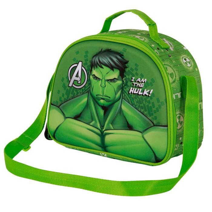 Sac Repas 3D - Hulk Rage - Vert - Taille Unique