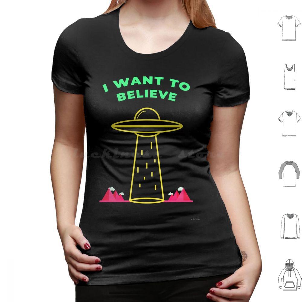 I Want To Believe T Shirt Big Size 100 Cotton X Files Ufo Space The X Files I Want To Believe Mulder Scully Dana Scully Fox