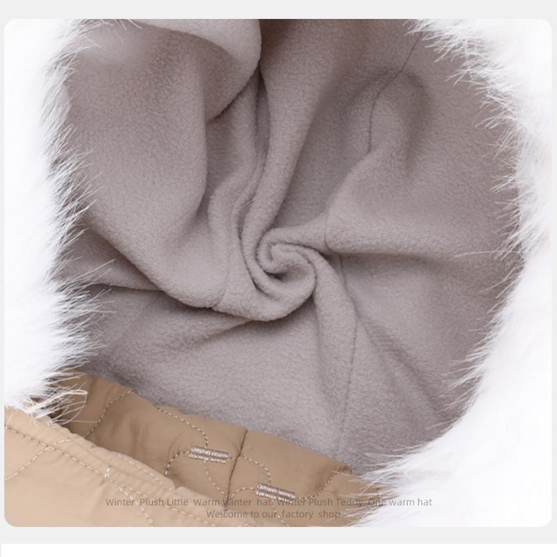 Winter Mask Scarf Cap Outdoor Riding Ski Ear Protection Bomber Hat Velvet Warm Neck Protection Cap