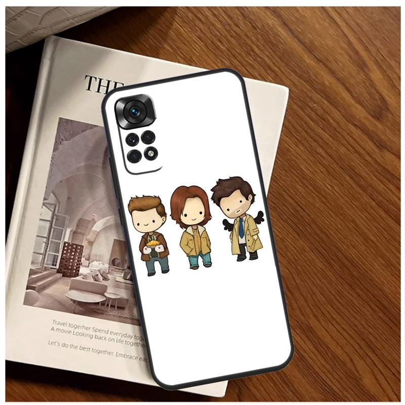 Supernatural Castiel Case For Xiaomi Redmi Note 13 11 10 9 8 12 Pro Plus 12S 11S 10S 9S 10A 9C 10C 12C 13C Funda