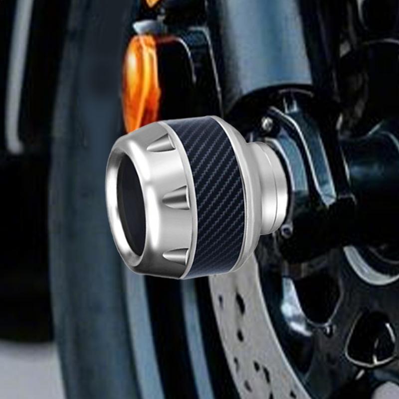 2pcs Motorcycle Anti-fall Cup Aluminum Alloy Motorcycle Front Fork Cover Wheel Front Fork Frame Falling Protection Pads Sliders