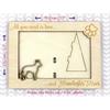 Manchester Terrier - Photo frame, engraved wooden frame, a lovely gadget for the dog lover by Art-Dog