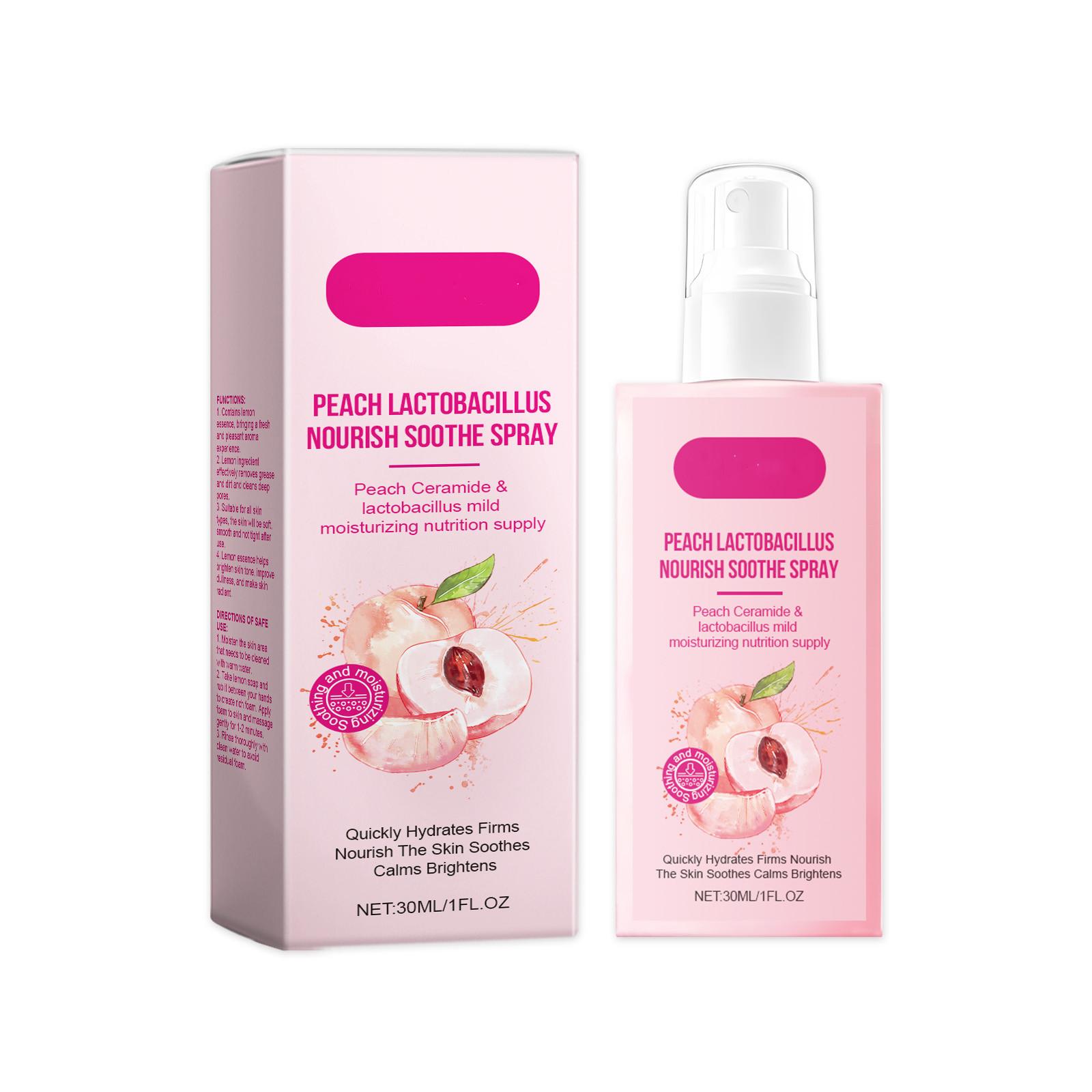 

Персиковый лактобактериальный питательный успокаивающий спрей 30 мл