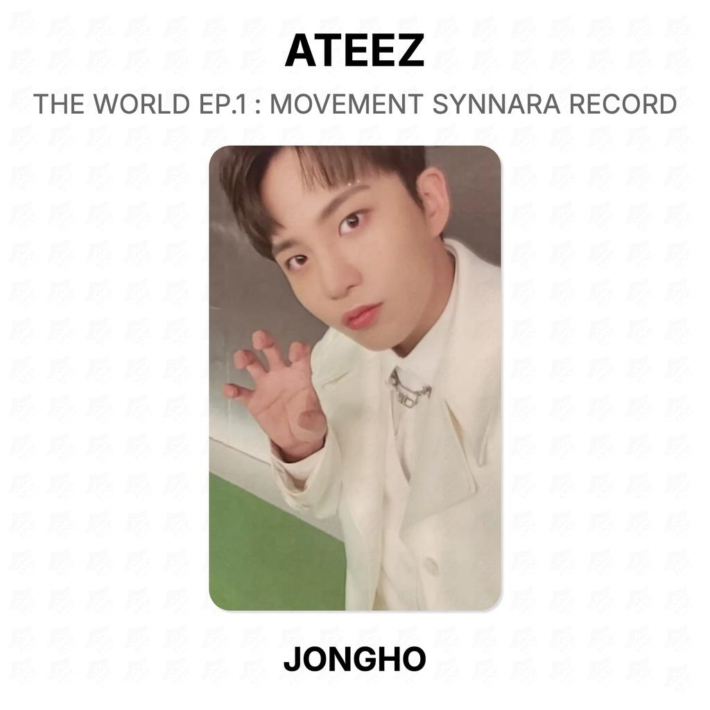 ATEEZ THE WORLD EP.1 : MOVEMENT SYNNARA RECORD Official Photocard
