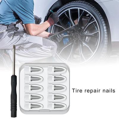40 Stück Auto Motorrad Vakuum Reifen Reparatur Nägel Reparatur Schlauchlos Werkzeuge Gummi LKW Roller Fahrrad Reifenpanne Autoreparaturwerkzeug