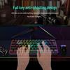 61-Key RGB Wired Gaming Keyboard with Mechanical Feel