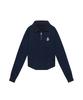 Kyo Back Cutout Half-Neck Pullover Navy