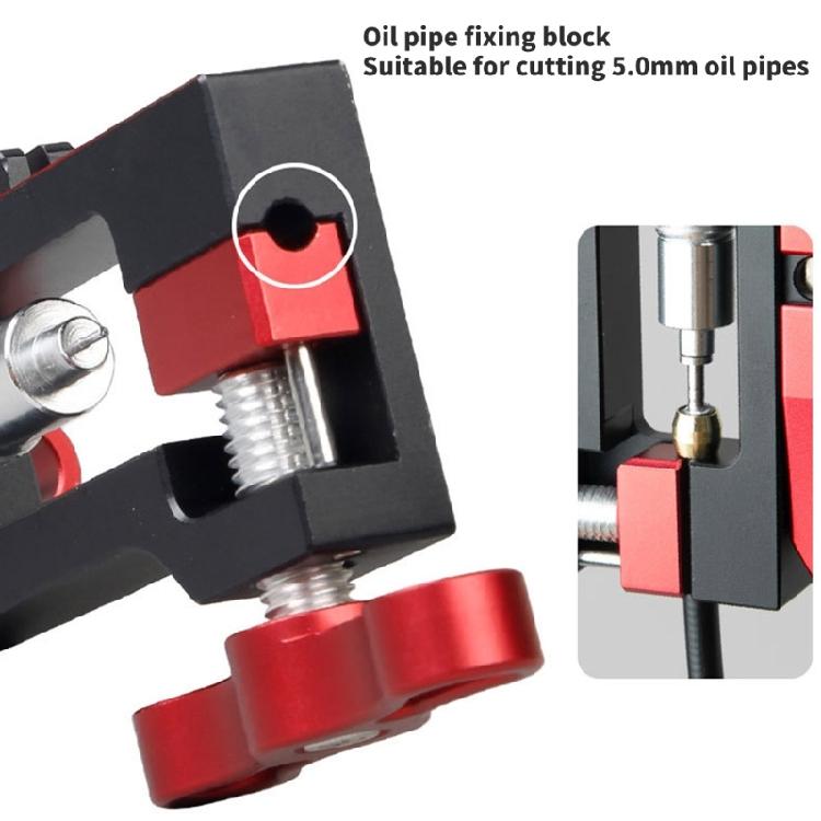 Mountain Bike Hydraulic Disc Brake Hose Inserting Tool Bikes Hydraulic Disc Brake Hose Cutter Needle Tool Enduring