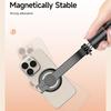Wireless Selfie Stick Tripod Stand with Magnetic Bluetooth Remote Extendable Tripod for Apple iPhone Live Streaming Video Record