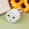 E26 E27 Screw B22 Bayonet Lamp Holder  To Us Eu Ac Power Plug Adapter Converter