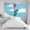 Cartoon JJoguman SStudio Hippie Flower Tapestry Wall Carpet Dormitory Decor Art Home Decor Cartoon Theme