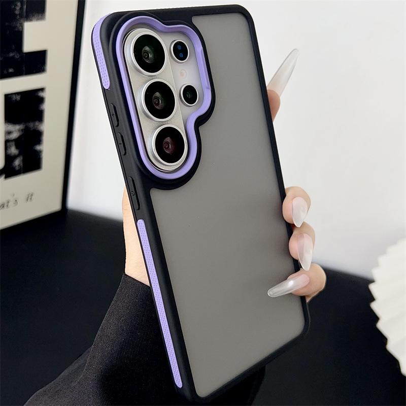 Dual-Tone Matte Samsung S26ultra Phone Case for S25/S24, A55/A07, and A16/A05s