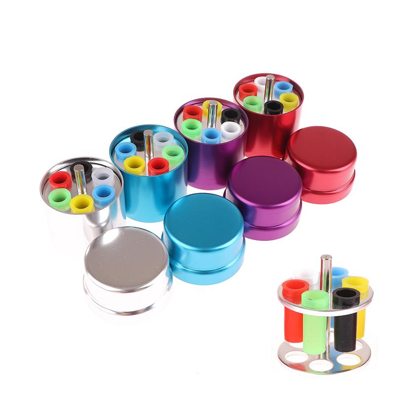 1Pc 6 Holes Dental Endo Box Gutta Percha Points Disinfection Box Autoclave Sterilizer Case Burs Disinfection Endo Files Holder