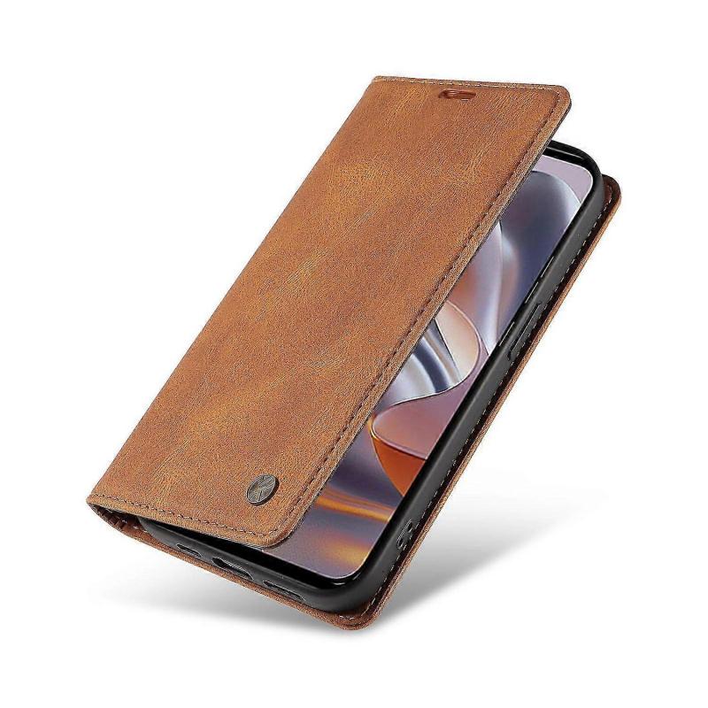 For Motorola Edge 50 Neo 5G Case Leather Skin-Touch Phone Cover Magnetic Auto-Absorbed