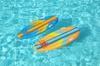 Bestway 1.14m X 46cm Surfboard-shaped Float, Swim Ring for Children, 42046 (Orange)