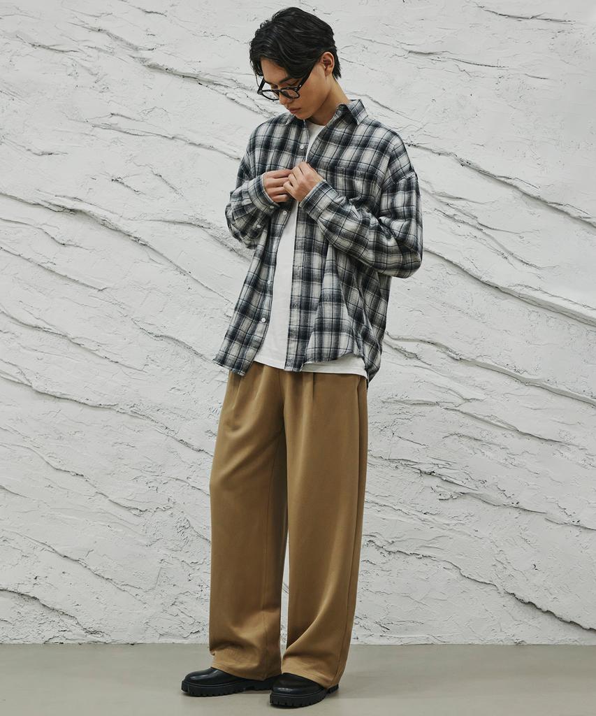 SIGNATURE [2Pack] Single-Pleat Wide Banded Slacks [4 Colors]