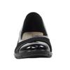 Lunar Womens/Ladies Faux Leather Wedge Shoes