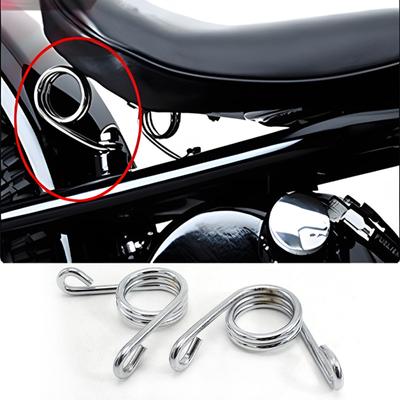 1 Pair of Black 3" Seat Springs Solo Seat Modification Spring for Motorcycle 3" Barrel Coiled Solo Seat Springs