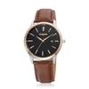RENOMA Maverick Men's Leather Watch Black Camel RE600BKCA