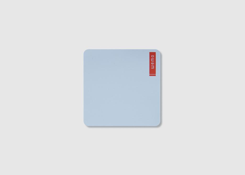 Wemo Pad Type Reusable Sticky Pastel Blue Ver.2 Notes, (2 Sheets)