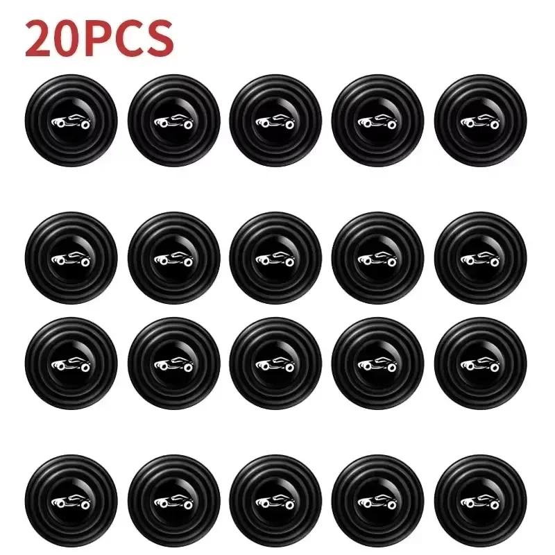 20PCS Car Door Shock Absorbers Soundproofing Shock-absorbing Pads Car Door Edge Protection Thickened Anti-collision Accessories