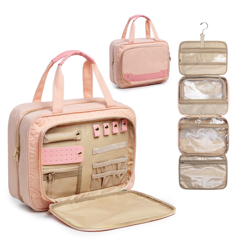 Mason Ladies Wash Bag Hanging Travel Wash Bag with Jewelry Storage Bag Large Cosmetic Bag