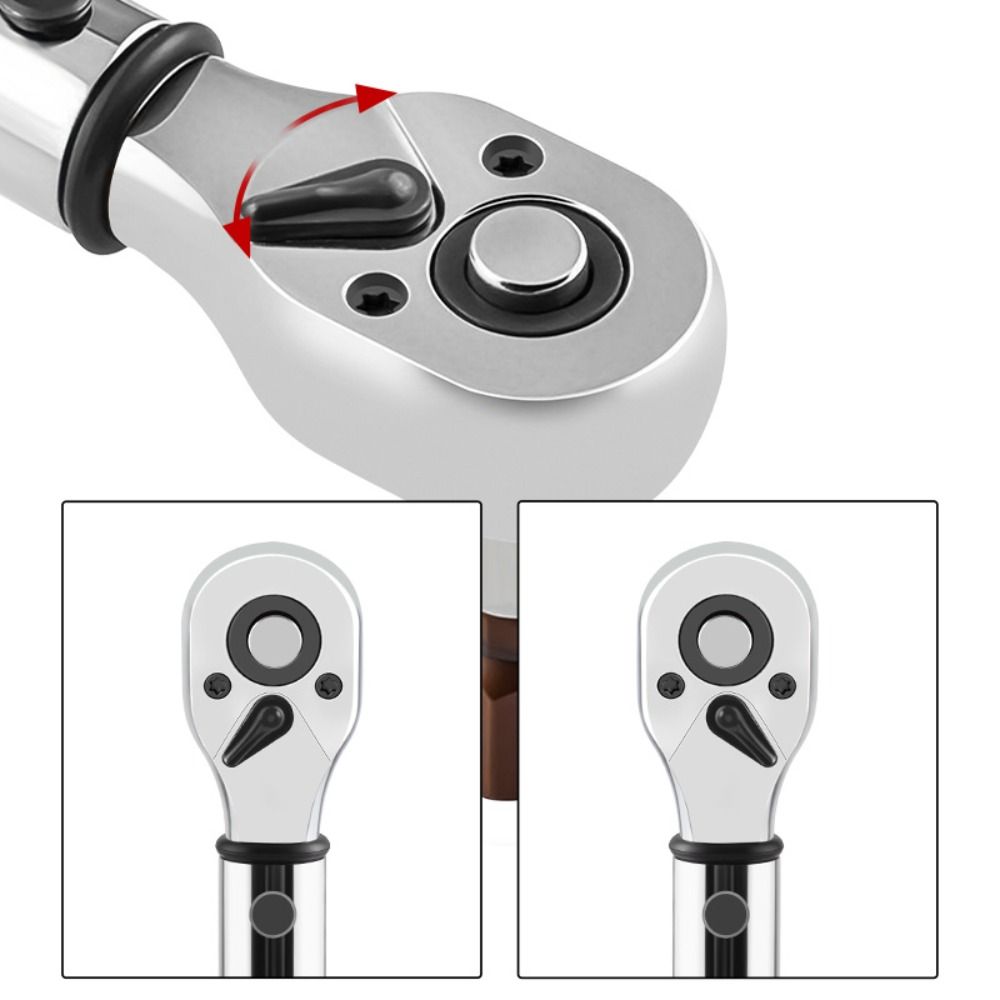 Double-direction Ratchet Bicycle Automotive Tool Ratchet Torque Wrench Set  Cycling Accessories