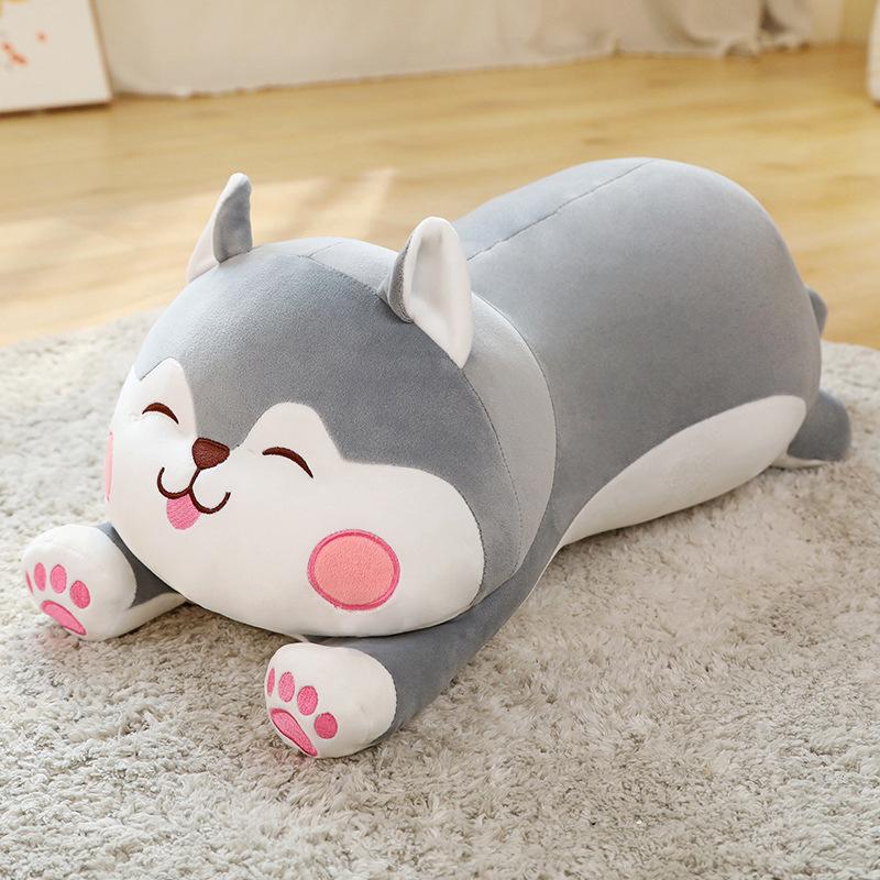

Cartoon Cat Plush Toy Home Desktop Decoration Throw Pillow Office Nap Gift Girls 50cm/19.69in сірий колір