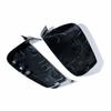 1 Par de Capas de Espelho Retrovisor Lateral de Porta em Fibra de Carbono ABS para BMW E60 E61 F10 F11 F06 F12 F13 F01 F02 Preto Brilhante