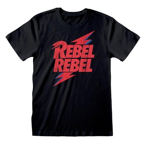 David Bowie Unisex Adult Rebel Rebel T-Shirt