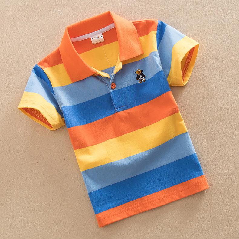 Korean Style Polo Shirt: Short-Sleeved, Pure Cotton, Unisex for Men, Women & Kids