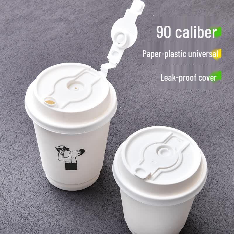 Disposable 90mm Flip Top Lids for Hot Drinks