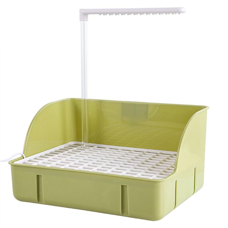 A25F-Bird Cleaning Supplies Parrot Shower Basin With Automatic Circulation, Bago Bird Shower, Bird Bathtub, Large Shower Basin W