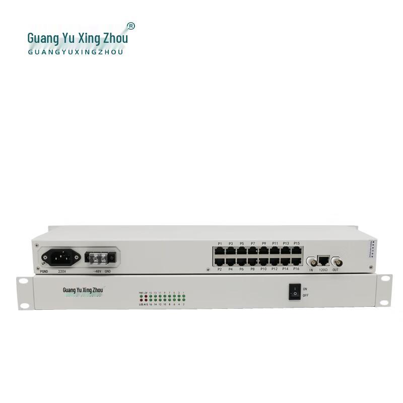 

Guangyu Xingzhou GY-P8P8CE1 E1 to 8-Channel Phone & Magneto PCM Optical Transceiver