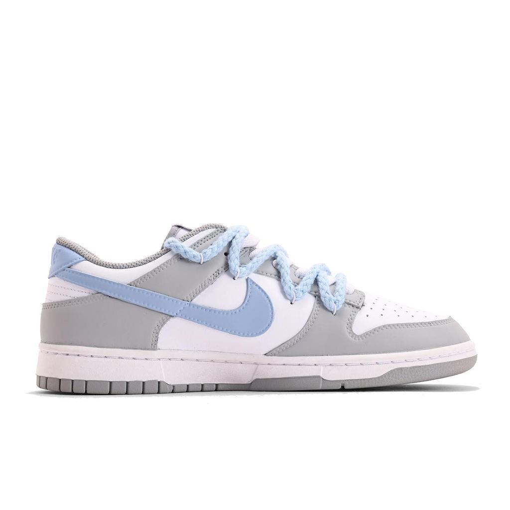 Nike Dunk Coverage Low Top Skateboard Shoes Unisex White Gray HF5441-105(Team59-)