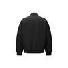 Reebok Solid Color Casual Versatile Jacket Unisex Jacket Black 24FRE201UGH0