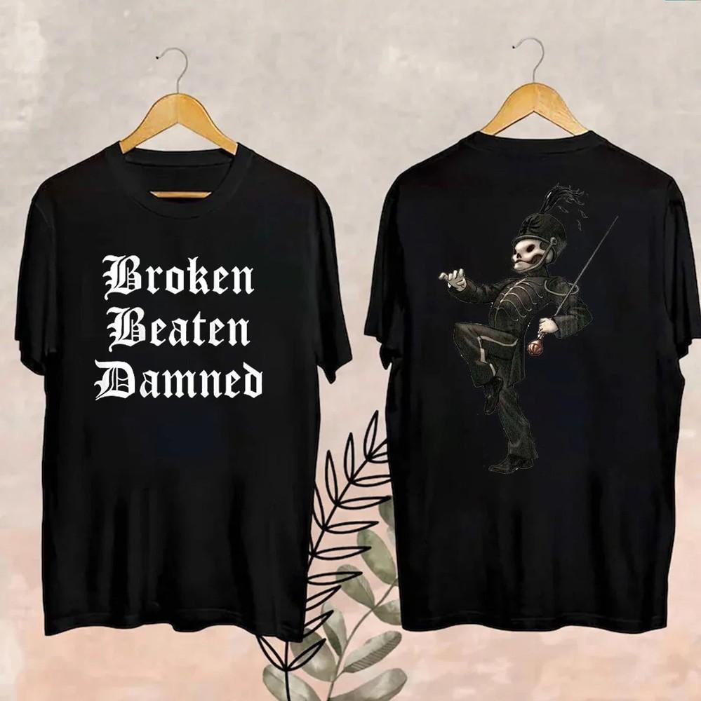 

My Chemical Romance 2025 Tour Shirt Broken Beaten Damned All Sizes Unisex T-Shirt XL