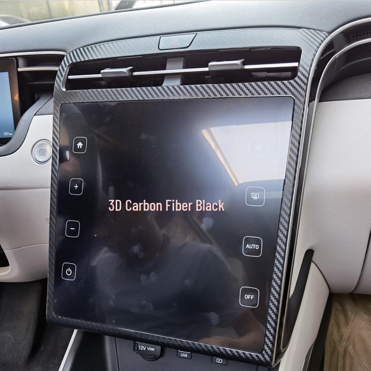 2021 Hyundai Tucson Carbon Fiber Interior Gear Shift Decoration Stickers