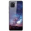 For Coque Samsung Note 10 Lite Case Tempered Glass Planet Space Cover for Samsung Galaxy Note10 Lite Case S10 Lite Glass Case