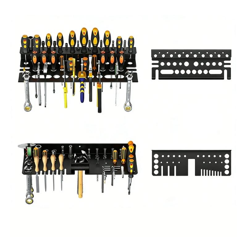 Heavy Duty Carbon Steel Wall Mounted Storage Rack For Garage Area And Home Organization 1890₽