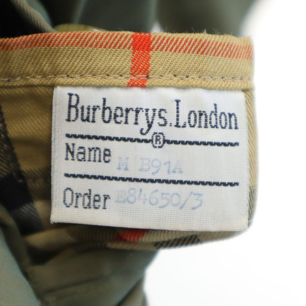 Gabardina Burberrys Vintage Años 80 90 Estampado Nova Check Hecho en Inglaterra Hombre Usado