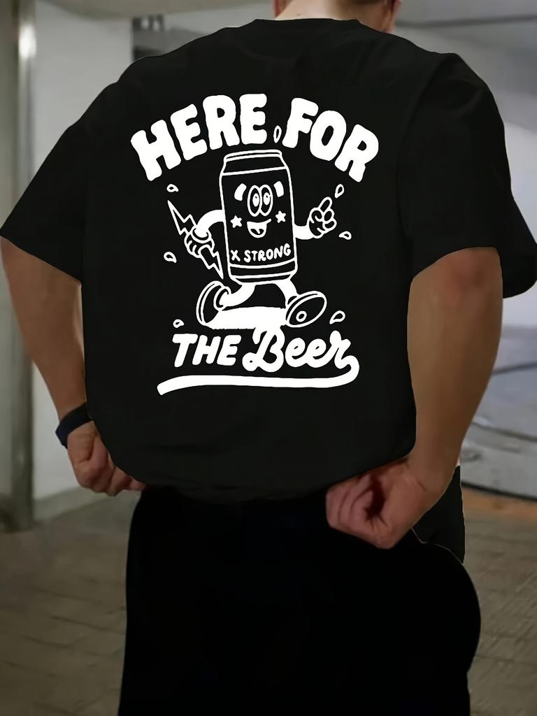 Mens crew neck monogram short sleeve Tshirt