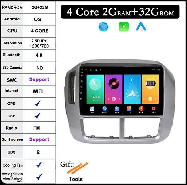 9 Lnch For Honda Pilot 2006 2007 2008 Car Radio Video Multimedia QLED Navigation GPS IPS 4G Wifi Stereo Screen Auto